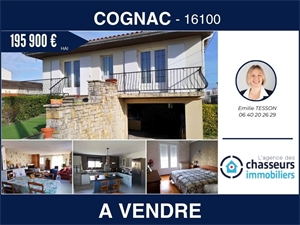 maison à la vente -   16100  COGNAC, surface 144 m2 vente maison - UBI445609652